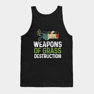 Weapons Of Grass Destruction Golf Tank Top